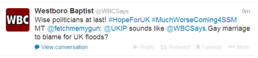 Westboro supports and UKIP