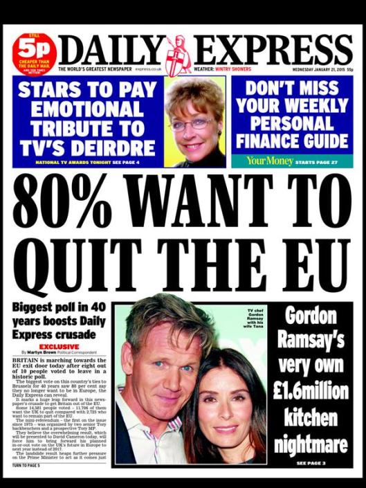express leave EU