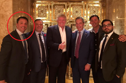 Gunster with Banks, Farage and Trump